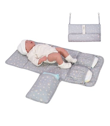 Cambiador bebe - Vista de uso con modelo Romarey