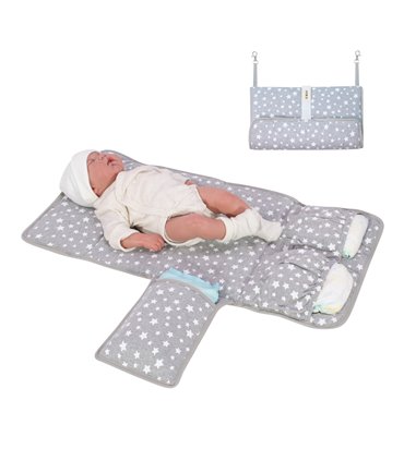 Cambiador bebe - Vista de uso con modelo White Star