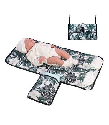 Cambiador bebe - Vista de uso con modelo Zebra