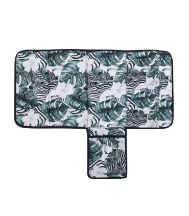 Cambiador bebe - Frontal desplegada Zebra
