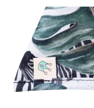 portachupetes - Detalle etiqueta zebra