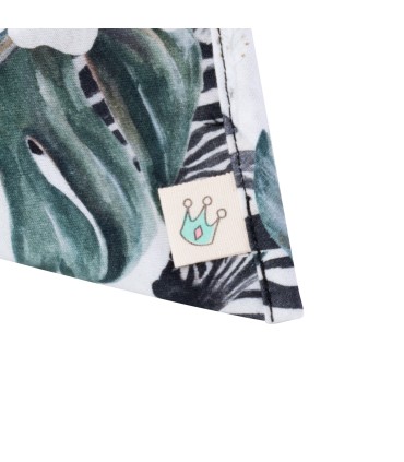 portachupetes - Detalle etiqueta zebra