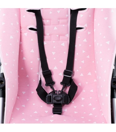 uppababy vista - Detalle frontal pink sparkles