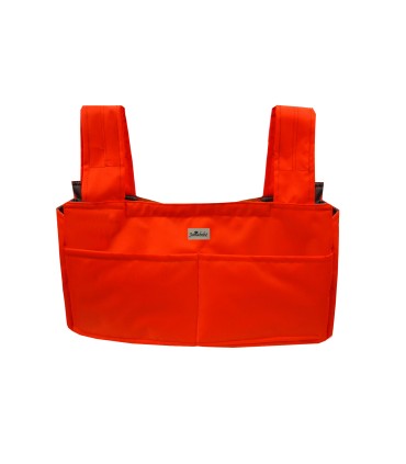 Bolso carro bebe - Vista frontal Rojo