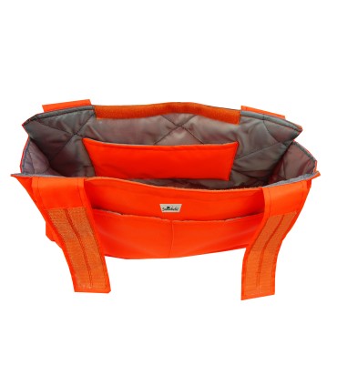 Bolso carro bebe - Vista cenital Rojo