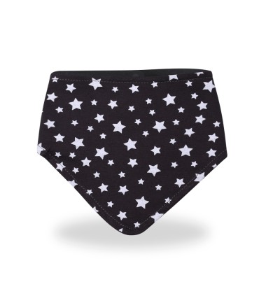 Babero bandana - Vista frontal Winter Sky