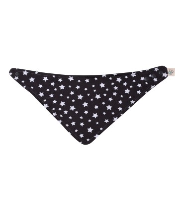 Babero bandana - Frontal desplegada Winter Sky