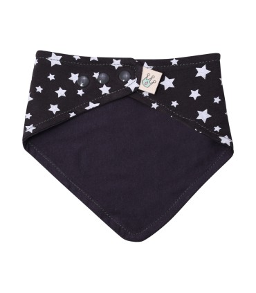 Babero bandana - Vista externa Winter Sky