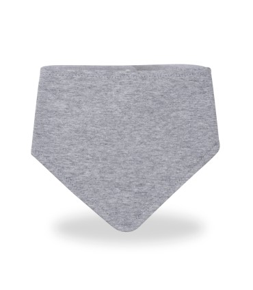 Babero bandana - Vista frontal Stone Grey