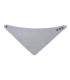 Babero bandana - Frontal desplegada Stone Grey