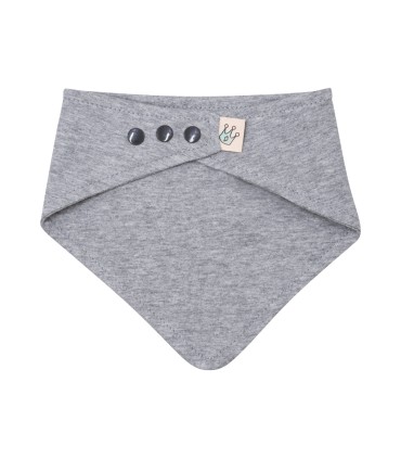 Babero bandana - Vista externa Stone Grey