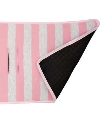 cochecito gemelar - Detalle posterior Pink Island