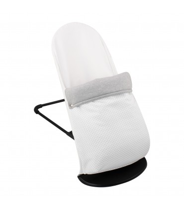 Saco Para Hamaca Babybjorn Algodón - Vista 3/4 Grey Dots