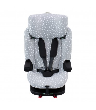 Funda para Silla Jané Groowy iSize - Vista Frontal Cabezal Subido White Star