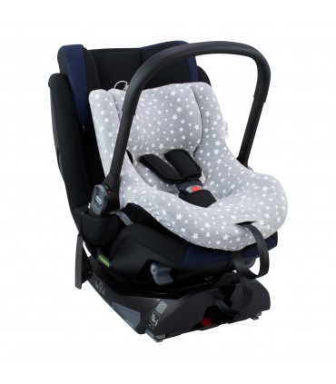 Funda para Portabebé Nest para Jané Groowy iSize - Vista 3/4 Extendiddo White Star