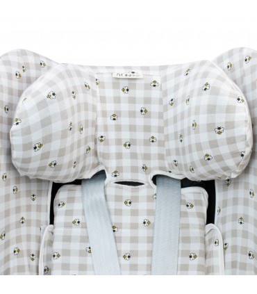 Cybex Sirona M2 y Gb Vaya I size - Detalle superior Picnic Vichy