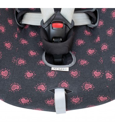 Maxi Cosi 2 way pearl - Detalle inferior Fluor Heart