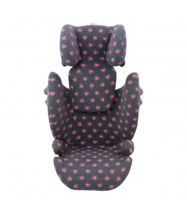 Cybex Solution M-S-Fix - Vista 3/4 desplegada Flour Heart