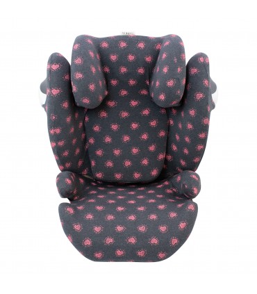 Cybex Solution M-S-Fix - Vista frontal Flour Heart