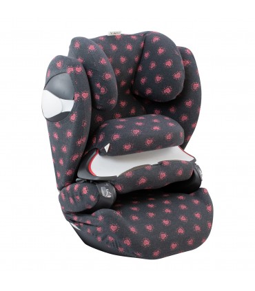 Cybex Pallas M-Fix y S-Fix - Vista 3/4 Flour Heart