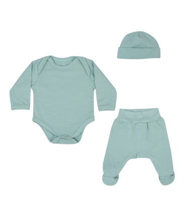 Conjunto primera puesta básico Pastel Green - 6