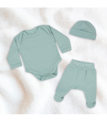 Conjunto primera puesta básico Pastel Green - 7