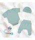 Conjunto primera puesta con Chupetero Pastel Green - 2