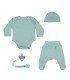 Conjunto primera puesta con Chupetero Pastel Green - 7