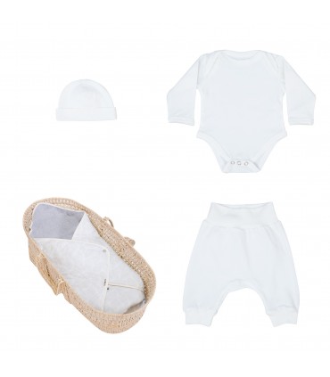 Conjunto primera puesta con Arrullo White Ivory - 6