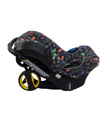 Funda para silla de paseo Doona y Doona Plus - Vista Lateral Happy Dino