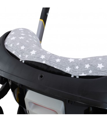 Funda para silla de paseo Doona y Doona Plus - Vista Detalle Trasero White Star