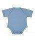Body de primera puesta para bebé Baby Blue Manga Corta - Vista frontal