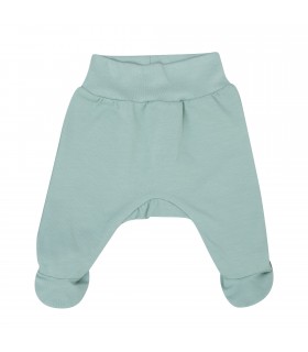 Joggings con pies Pastel Green - 1