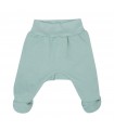 Joggings con pies Pastel Green