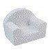 Sillón infantil de relax antideslizante White Star - 2