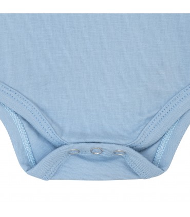 Body de primera puesta para bebé Baby Blue Manga Larga - Detalle Botones