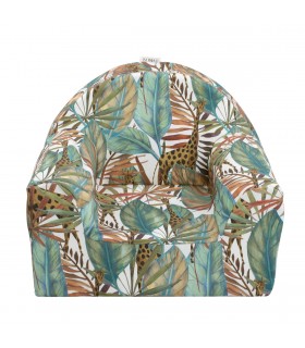 Sillón infantil de relax antimanchas y antideslizante Safari - 1