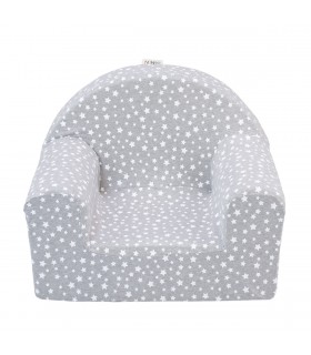 Sillón infantil de relax antideslizante White Star - 1