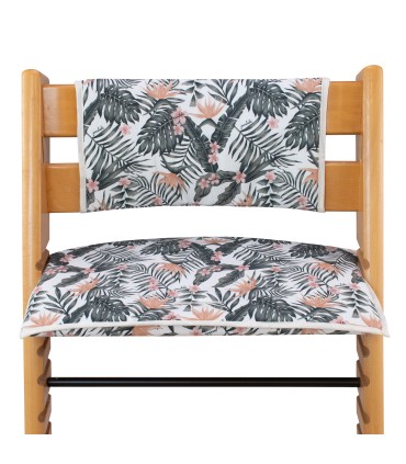 Set 3 cojines evolutivos para trona Stokke Tripp Trapp - Vista Frontal Sin Soporte de espalda African Sunset