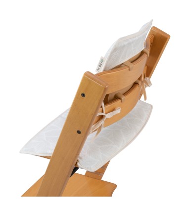 Set 3 cojines evolutivos para trona Stokke Tripp Trapp - Vista 3/4 Trasera Bloom