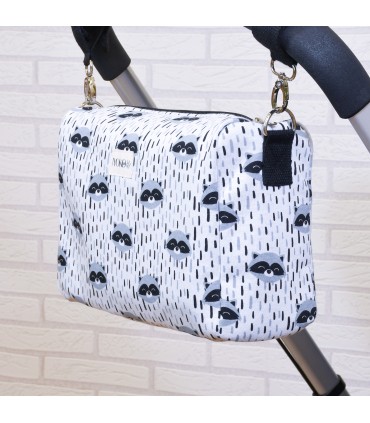 Bolso para cochecito de punto con anclajes - 53
