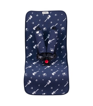 Colchoneta universal reversible con arneses para cochecito - 1