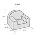 Sillón infantil de relax antimanchas y antideslizante Duna