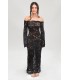 Vestido Lencero Negro  - 3