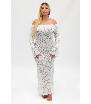 Vestido Lencero Blanco  - 1
