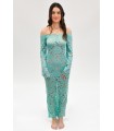Vestido Lencero Aguamarina