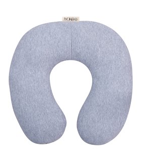 Almofada de Viagem - Vista Frontal Cinza Pedra