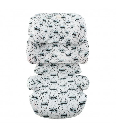 Cybex Solution X - Vista frontal Racoon Town