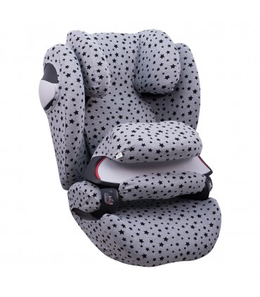 Cybex Pallas M-Fix y S-Fix - Vista 3/4 Black Star