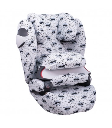 Cybex Pallas M-Fix y S-Fix - Vista 3/4 Racoon Town